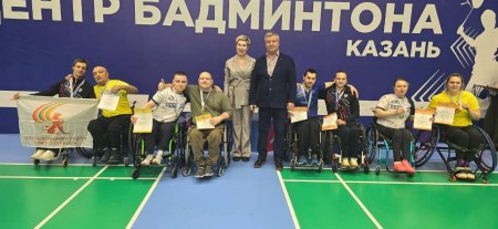 Александр Полстянкин завоевал три медали Всероссийских соревнований по бадминтону 