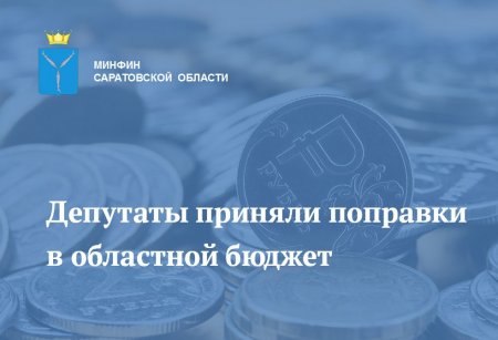 Депутаты приняли поправки в областной бюджет