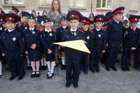 Атаман поздравил юных казаков с началом учебного года