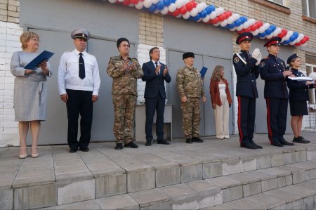 Атаман поздравил юных казаков с началом учебного года