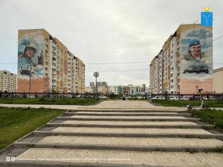 В Саратове появился мурал еще одного героя СВО