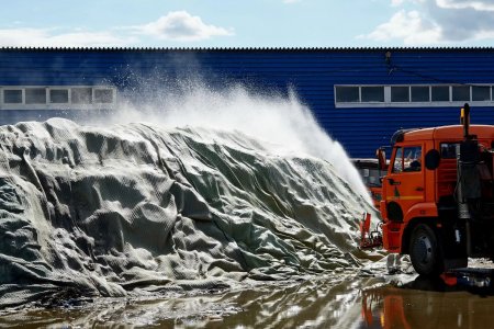 В Саратове применили инновационные маты для устранения задымления