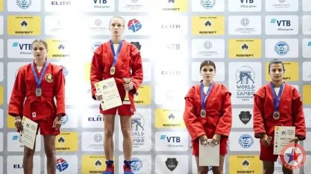 Золото мирового первенства — у саратовской самбистки!