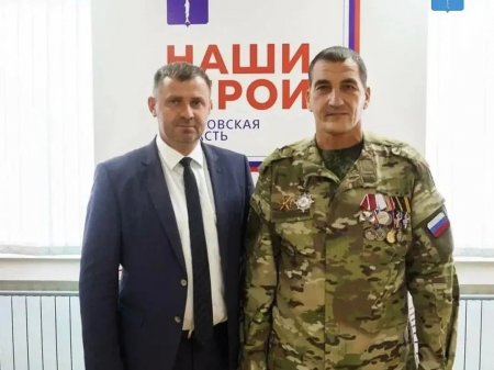 Участник СВО из Саратовской области награжден медалью «За храбрость» I степени